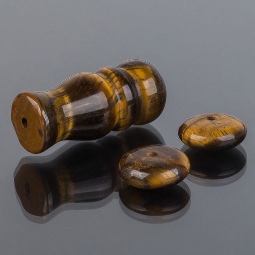 Бусины для четок из Тигрового глаза (комплект)