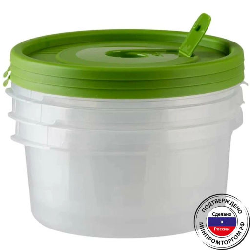 Контейнеры 3пр СВЧ Смайл круг с клапаном 0,8л - Полимербыт фото 2