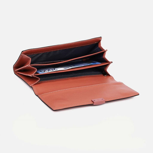 Кошелёк на магнитах, цвет пудровый - Simaland фото 3