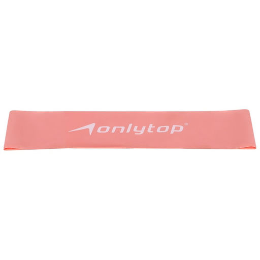 Фитнес-резинка ONLYTOP, 30.5×7.6×0.035 см, нагрузка 3 кг, розовая