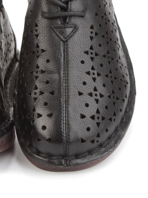 03-5006-1 BLACK Полуботинки женские (натуральная кожа) - Фабричный китай фото 12