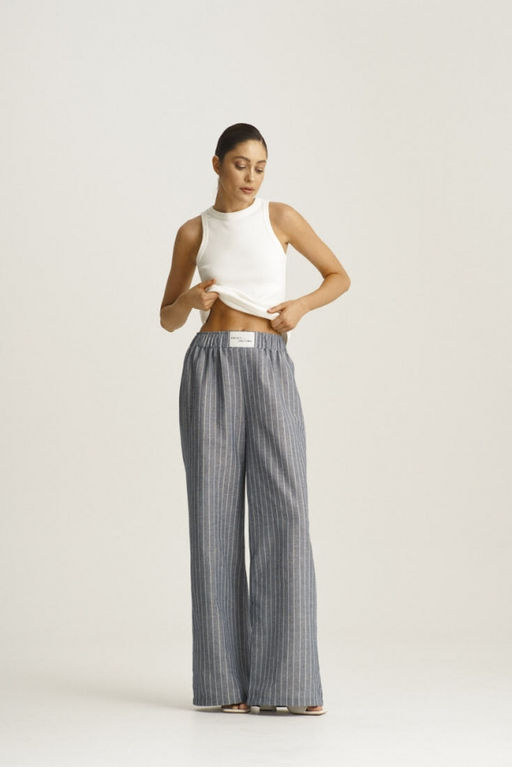 Брюки Pajama Grey Wide stripe - Erist store фото 3