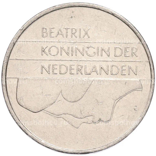 Монета 1 гульден 1982 года Нидерланды