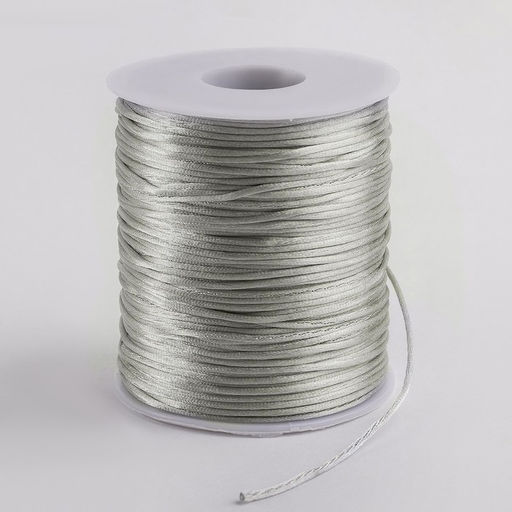 Шнур нейлоновый на бобине d=2 мм L=100 м, серый