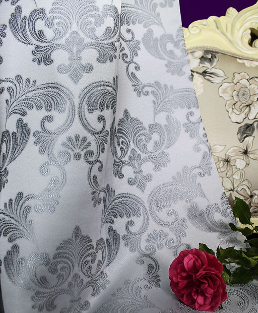 Арт. 13058/4/AN/150, БЕЛЬВЕДЕР, с тефлоновой пропиткой цвет: бело-серый, ГОТОВЫЕ ПОДУШКИ ДЕКОРАТИВНЫЕ 60 см х 40 см