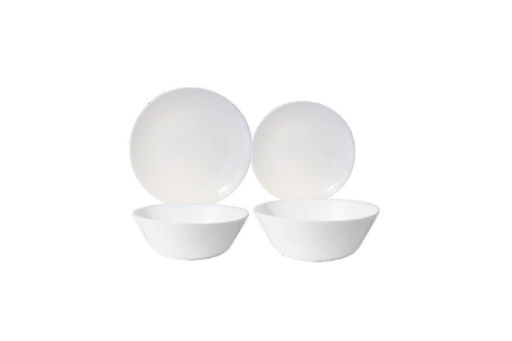 Набор столовый JEWEL Бланш 19 предметов (стеклокерамика), 2шт/уп