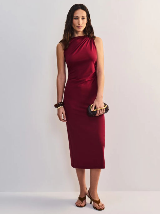 Платье длины миди с брошью ZR2605022923-77 / Zarina