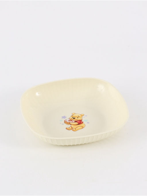 Тарелка пластиковая детская, 14,5*14,5 см, Медвежонок