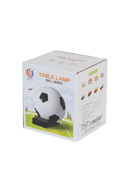 Ночник подставка под телефон "Футбольный мяч" 4хLED 3Вт 5V USB АКБ 2 режима 9,5х12,5х10 см   1091621