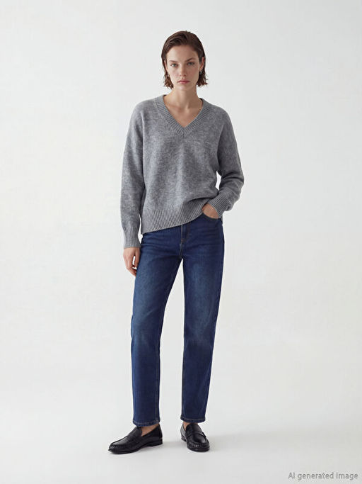 Slim Fit Kad?n Jean Pantolon