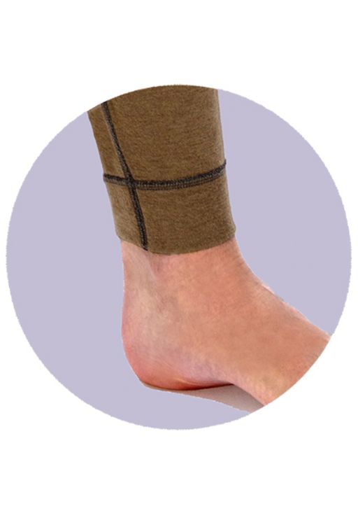 Кальсоны (термобелье) двухслойное (верблюжья шерсть + кофейное волокно) цвет натуральный МУЖ - Doctor фото 4