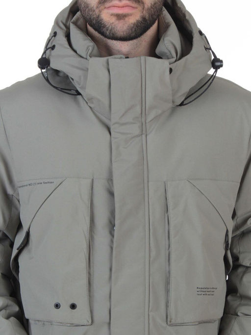6963 OLIVE Куртка мужская зимняя (200 гр. био-пух)