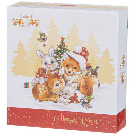 БЛЮДО LEFARD С НОВЫМ ГОДОМ! В ФОРМЕ ЗВЕЗДЫ 17,5Х17,5Х3,5 СМ КРАСНОЕ  фото 3