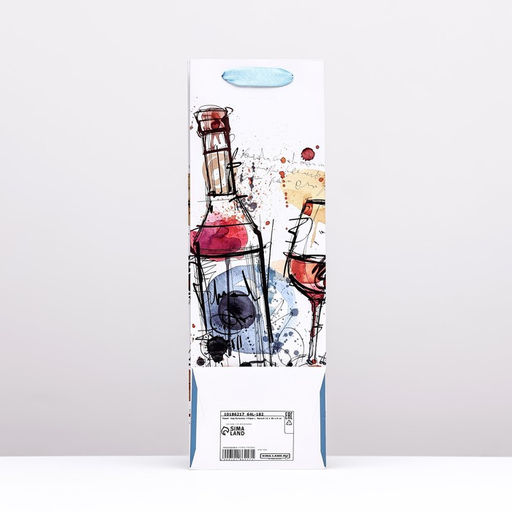 Пакет под бутылку Пара, белый 12 x 36 x 9 см - Simaland фото 2