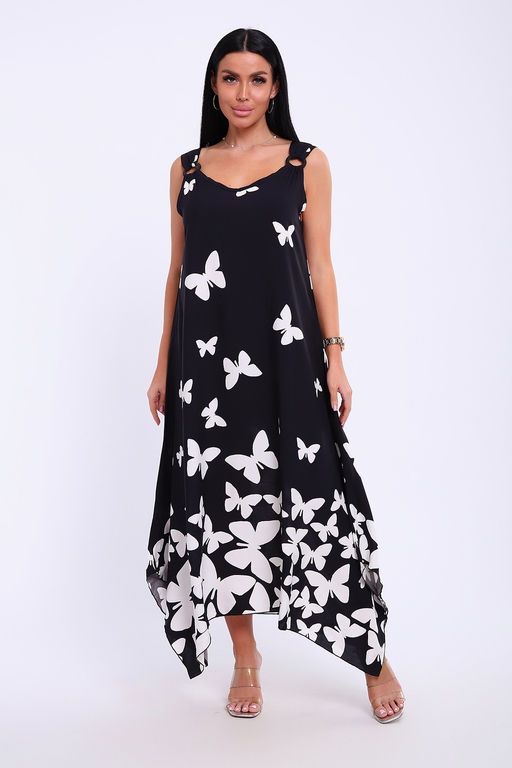 Сарафан летний больших размеров пляжный домашний 5740 - Натали фото 21