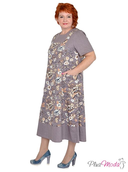 Платье Модель №1223 размеры 44-84 - Plusmoda фото 4