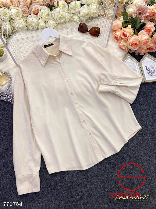 Женская вельветовая рубашка - Bruno фото 2