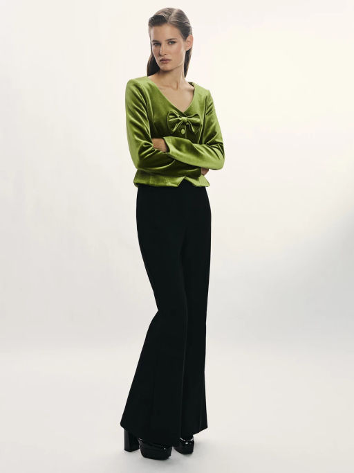 Приталенный жакет с бантом / Zarina