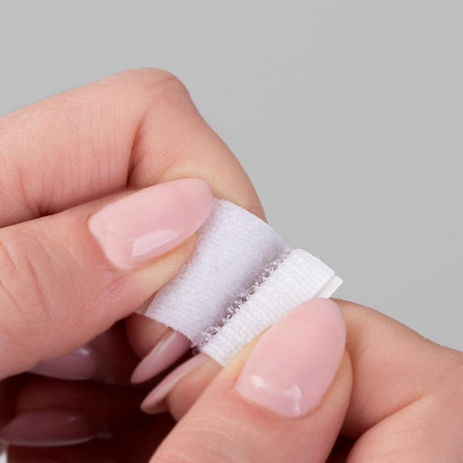 Цена за 5 шт. Набор липучек на клеевой основе, 2 × 2 см, 10 шт, цвет белый