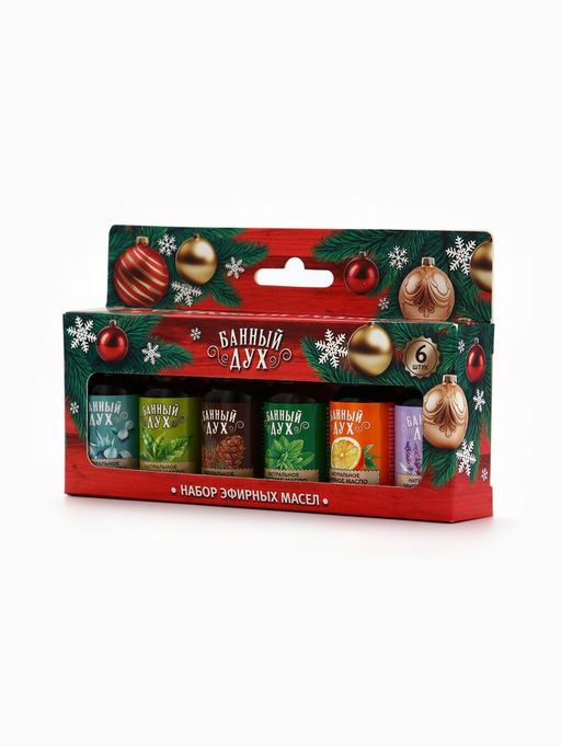 Эфирное масло, набор 6 шт. ? 10 мл, Банный дух
