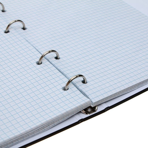 Тетрадь на кольцах, в клетку, 80 листов Аниме (ч/б), обложка 7БЦ, без вырубки под кольца, блок офсет - Calligrata фото 5