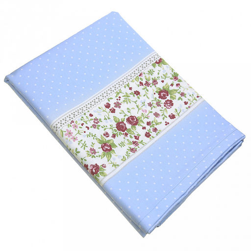 "Английский сад" Скатерть 200х145см, длина стола до 160см, на 6-8 персон, хлопок "Премиум" 186г/м2, "Домашняя мода" (Россия)