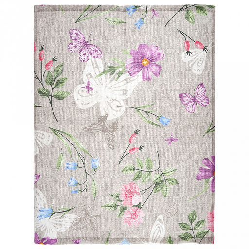 Салфетка хозяйственная 50х60см "Лето", вафельное полотно, хлопок 100%, плотность 245г/м2, без упаковки, "Домашняя мода" (Россия)