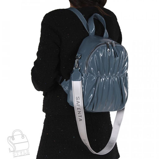 Рюкзак женский 670087-1 blue Velina Fabbiano-Safenta  в Новосибирске