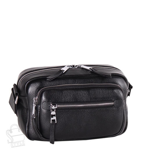 Сумка женская кожаная 3229Q black Polina&Eiterou/30 в Новосибирске