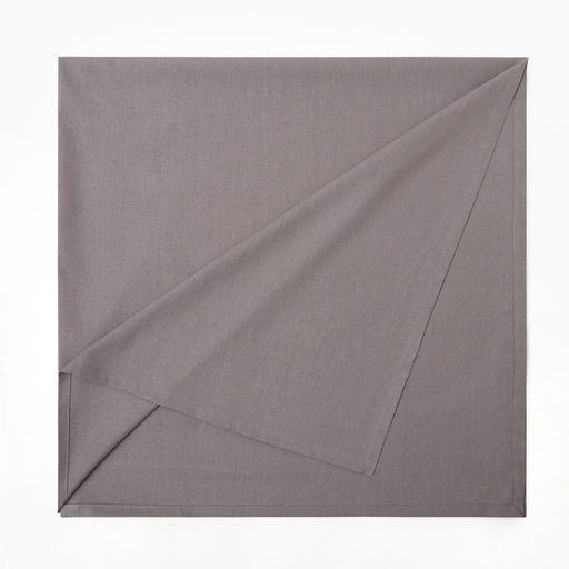 Скатерть «Этель» ECO, 136×300 см, 70% хлопок, 30% лён, 190 г/м², серая
