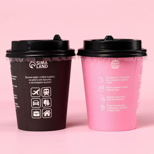 Подарочный набор Со вкусом первого свидания кофе: 100% арабика 8 г. и чайный напиток 3 г. - Simaland фото 7