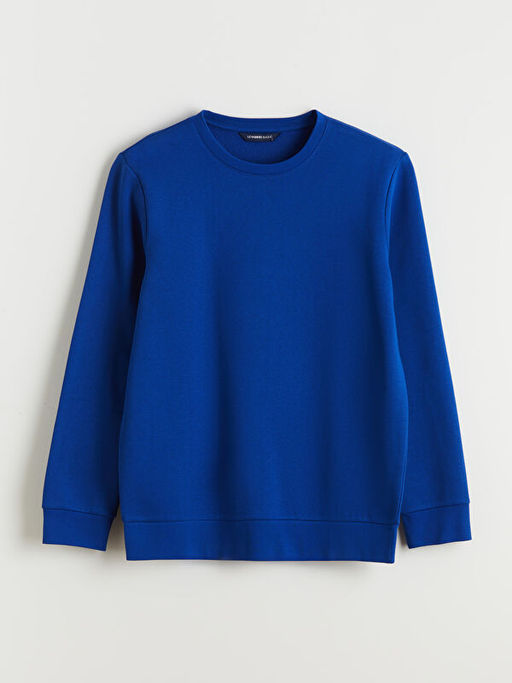 Bisiklet Yaka Erkek Sweatshirt