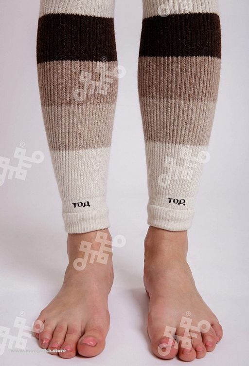 Гетры из монгольской шерсти (арт. 01253) - Тод оймс ххк фото 4