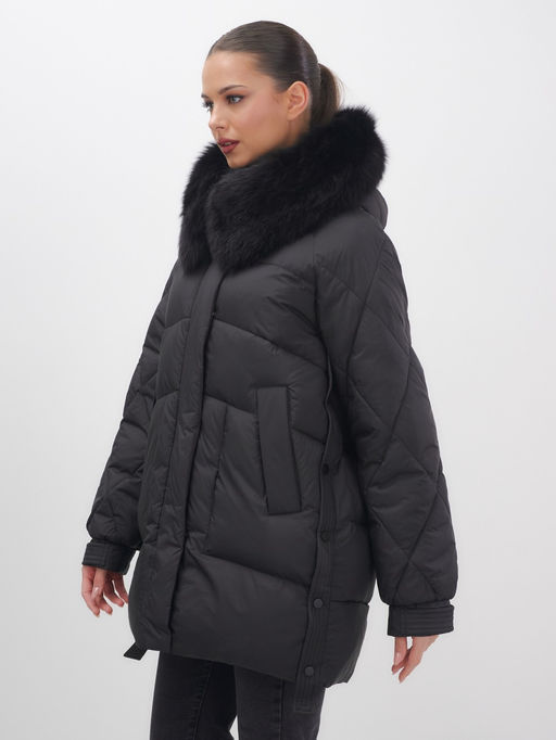 Куртка зимняя женская с мехом и капюшоном  Бренд: Visdeer  фото 3