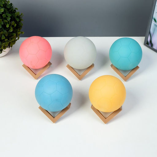 Ночник «Мячик» LED МИКС от батареек 3xLR=44 белый 10×10×10 см RISALUX