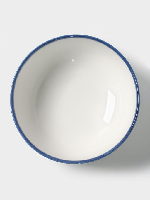 Салатник Magistro Blue Lagoon, 700 мл, 14.6×6.7 см, фарфор, белый