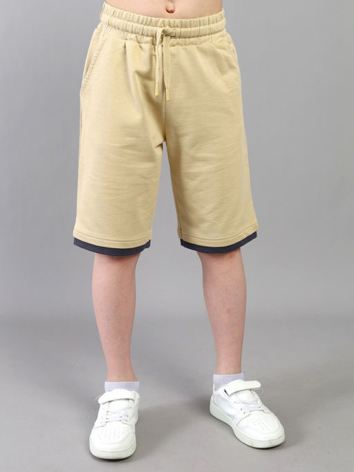 CSJB 90306-31K Комплект для мальчика (футболка, шорты),бежевый