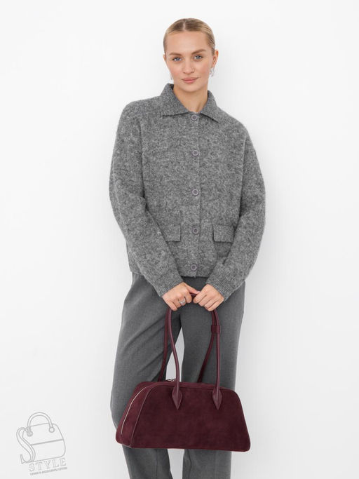 Сумка женская кожаная 990180NN wine red Natale Navetta  в Новосибирске