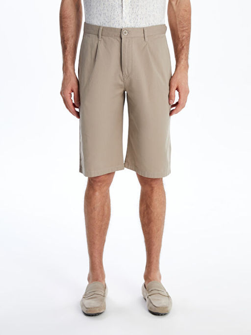 Rahat Kal?p Gabardin Erkek Bermuda ?ort