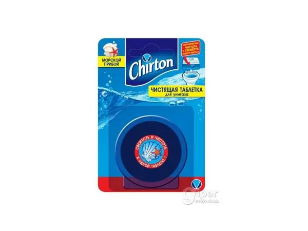 ЧИРТОН чист.таблетка д/унитаза 50гр Морской прибой - Chirton фото 2