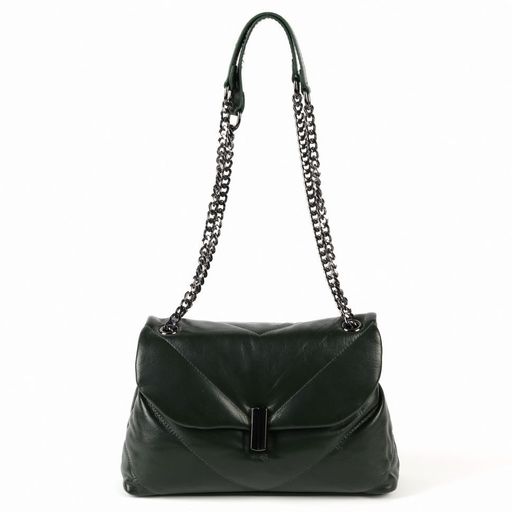 Женская кожаная сумка 6021 Грин - Sergio valentini фото 3