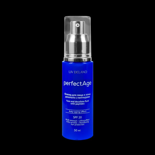 Liv-delano PERFECT AGE Флюид для лица и зоны декольте с пептидами, 50 мл