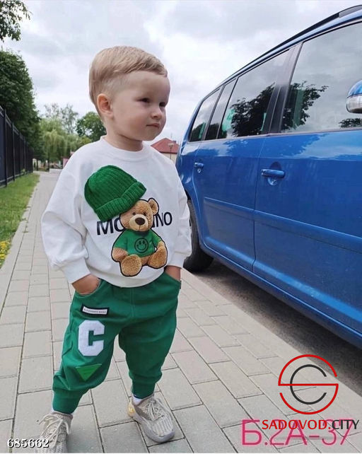 Костюм двойка детский с принтом