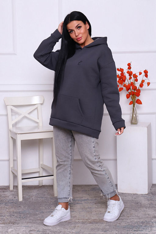 Толстовка с капюшоном, футер с начесом 3-х нитка (878-3) - Плиона фото 10