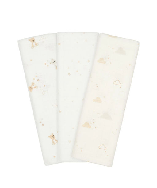 Mothercare / Пеленки муслиновые 3 шт. 60 х 60 см