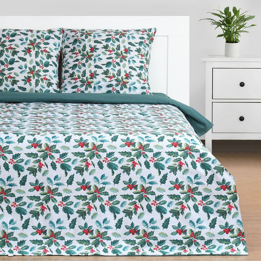 Постельное бельё Этель евро Winter berries 200х217 см,220х240 см,70х70 см -2 шт, поплин фото 3