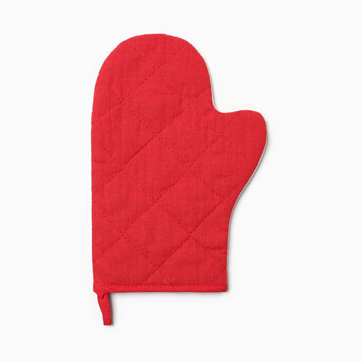 Набор кух. Доляна Котик: варежка 20х28 см, прихватка 17х17 см, 35% хл, 65% пэ  фото 3