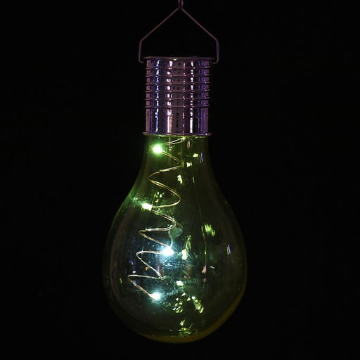 Садовый светильник на солнечной батарее Лампочка жёлтая, 8148 см, 5 LED, свечение белое - Luazon lighting фото 5