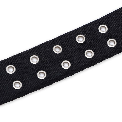 Ошейник четырехслойный с вертлюгом, 65 х 4 см, ОШ 54-60 см, полиэстер, чёрный - Пижон фото 8