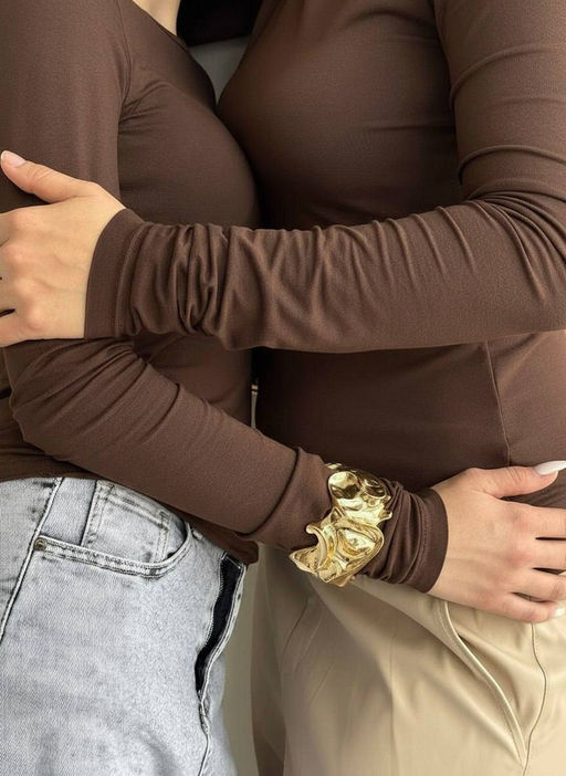 лонгслив вискоза легкая качества пенье, кофе - Knitka wear фото 33